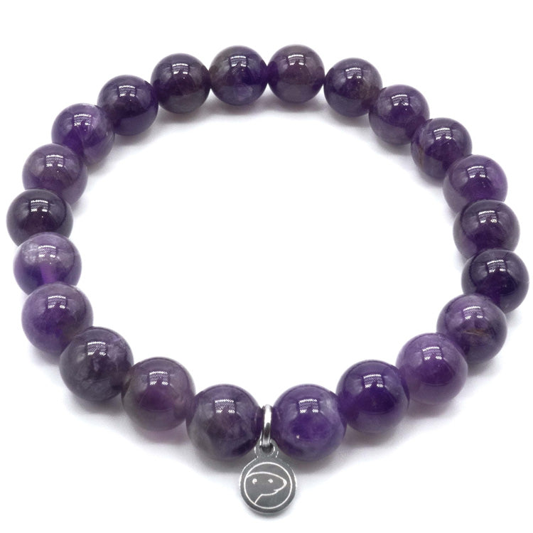 Amethyst Bracelet (AAA quality) - Alignment with Higher Self - Minera  Emporium Crystal & Mineral Shop