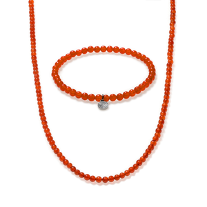 Carnelian Beaded Duo Mini