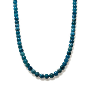 Blue Apatite Beaded Necklace