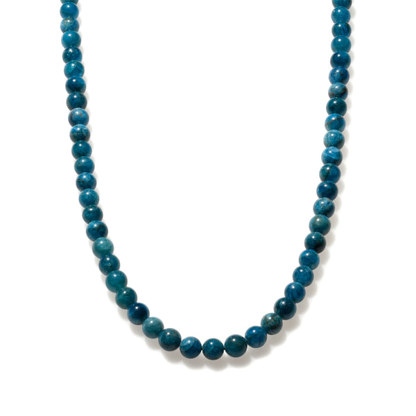 Blue Apatite Beaded Necklace