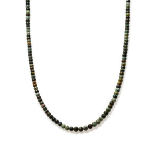 African Turquoise Beaded Necklace Mini