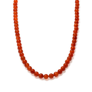 Carnelian Beaded Necklace