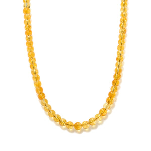 Citrine Beaded Necklace