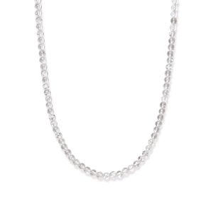 Clear Quartz Beaded Necklace Mini