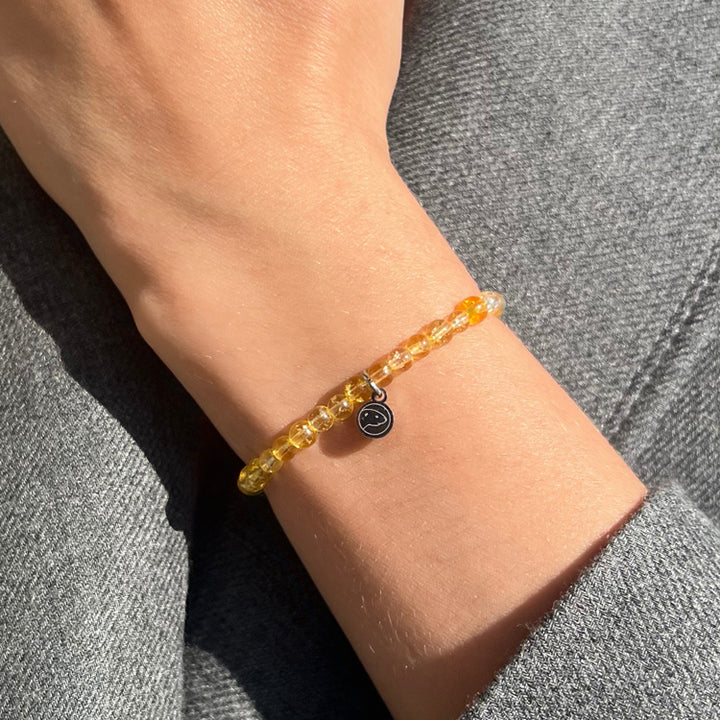 Citrine Bracelet 4mm wrist