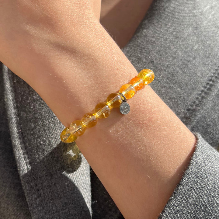 Citrine Bracelet 8mm wrist