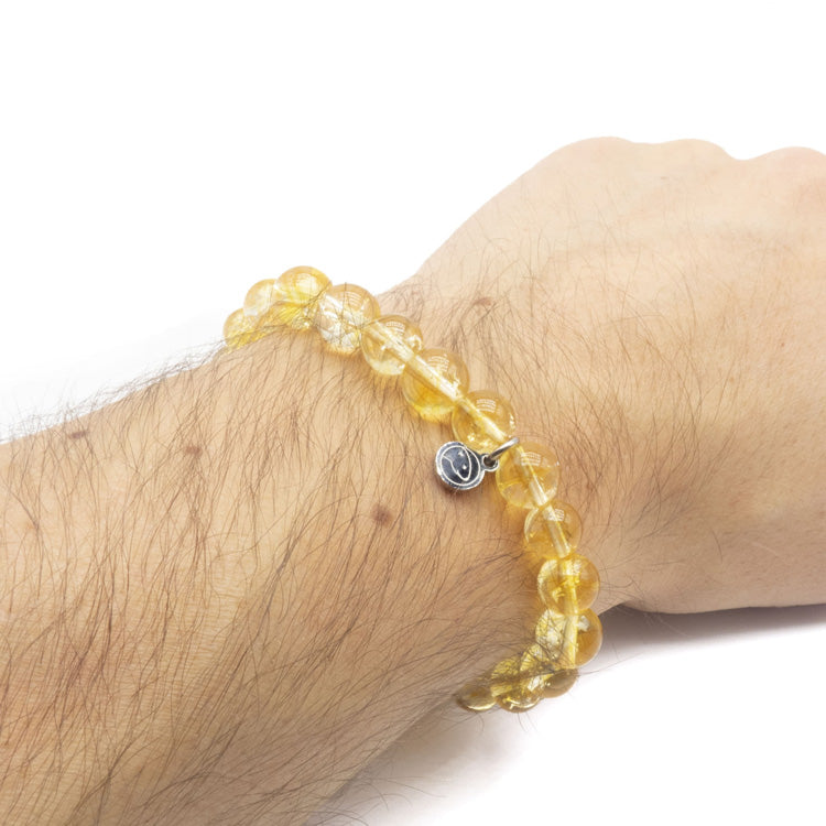 Legend Mens Bracelet Citrine Bracelet Gifts for Men Good - Etsy Canada |  Crystal healing bracelets, Bracelets for men, Beaded bracelets