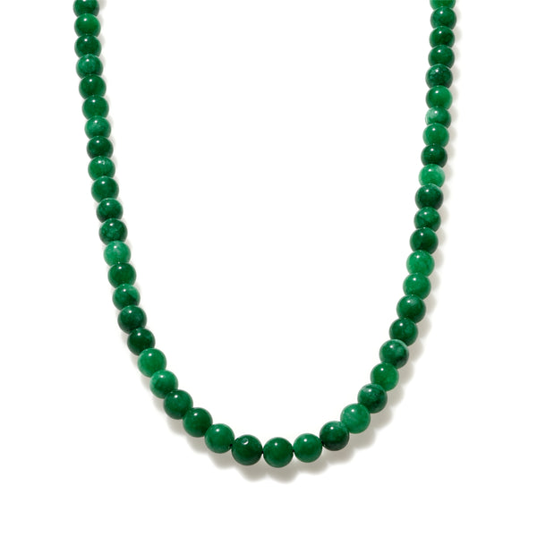 Green Jade Beaded Necklace