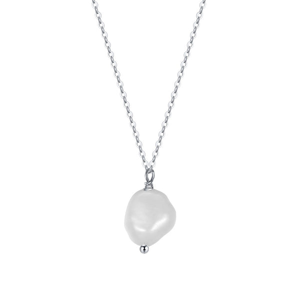 Celestial Droplet Pearl Necklace