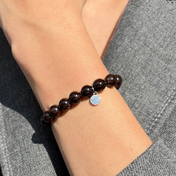Garnet Bracelet (8mm) | Otter Spirit | Natural Gemstones