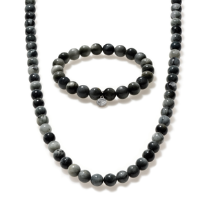 Hawk's Eye Beaded Duo