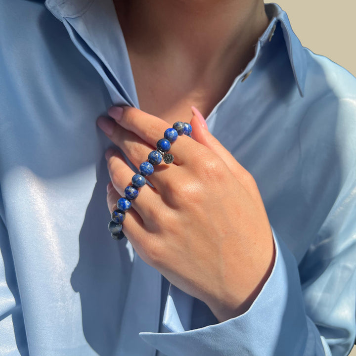 Lapis Lazuli Bracelet 8mm hand