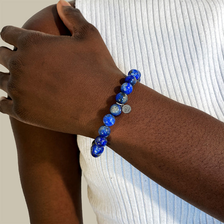 Lapis Lazuli Bracelet 8mm shoulder