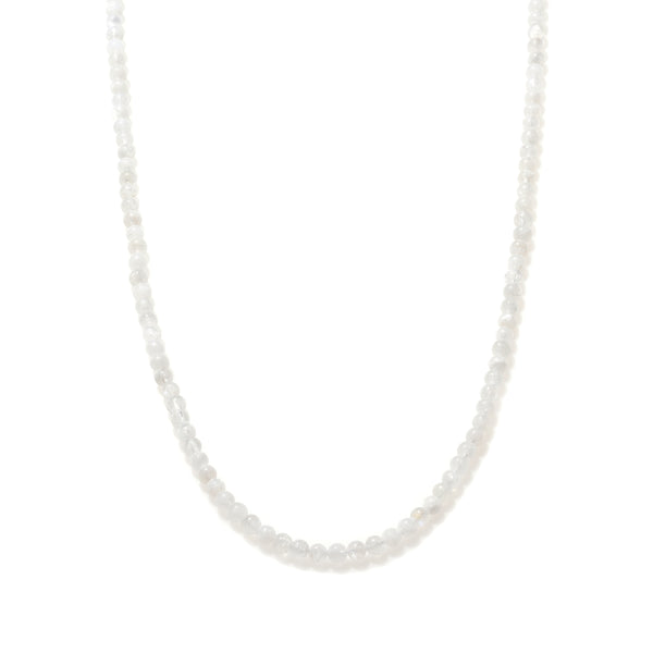 Moonstone Beaded Necklace Mini