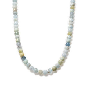 Aquamarine Beaded Necklace