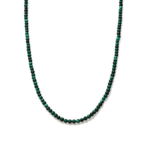 Malachite Beaded Necklace Mini