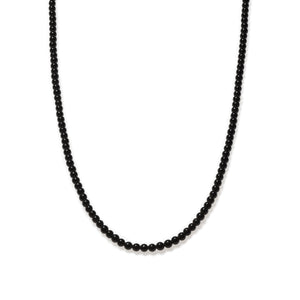 Obsidian Beaded Necklace Mini
