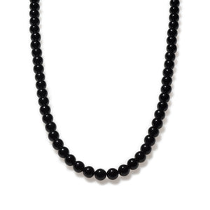 Obsidian Beaded Necklace