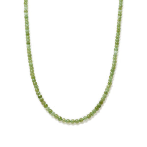 Peridot Beaded Necklace Mini