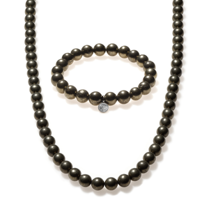 Pyrite Beaded Duo