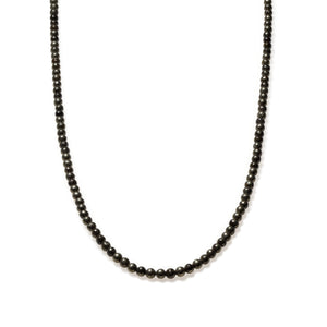 Pyrite Beaded Necklace Mini