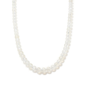 Rainbow Moonstone Beaded Necklace