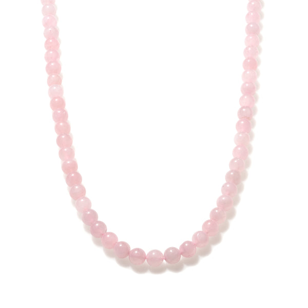 Rose Quartz Beaded Necklace