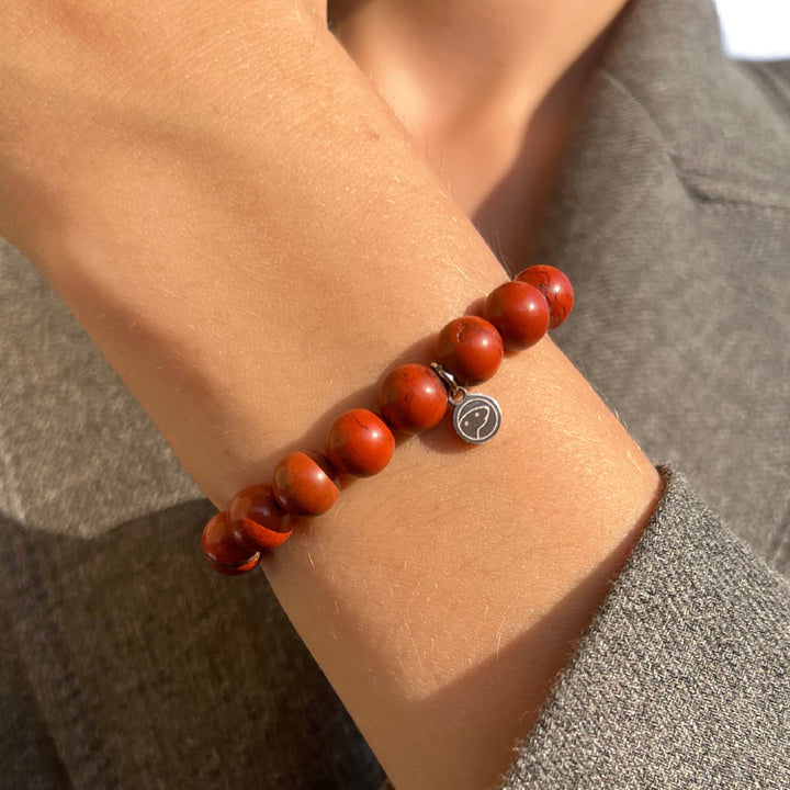 Red Jasper Bracelet 8mm wrist