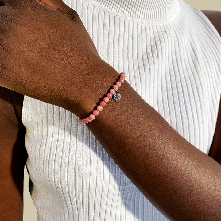 Rhodonite Bracelet 4mm shoulder