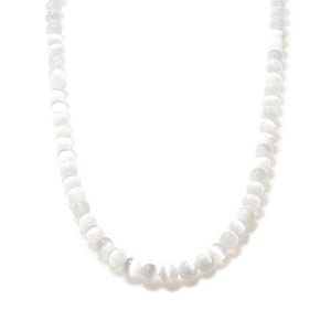 Selenite Beaded Necklace