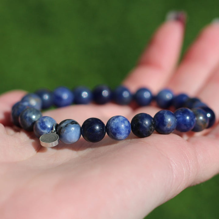 Sodalite Bracelet (Genuine, 8mm) Otter Spirit Natural Gemstones
