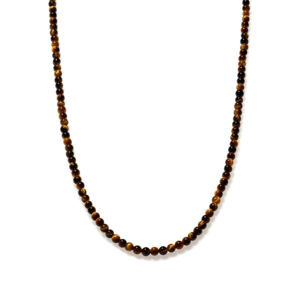 Tiger Eye Beaded Necklace Mini