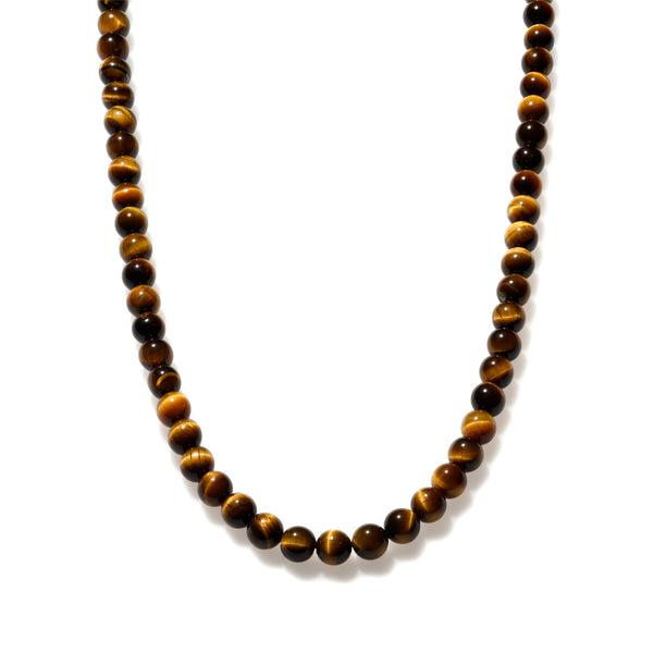 Tiger Eye Beaded Necklace