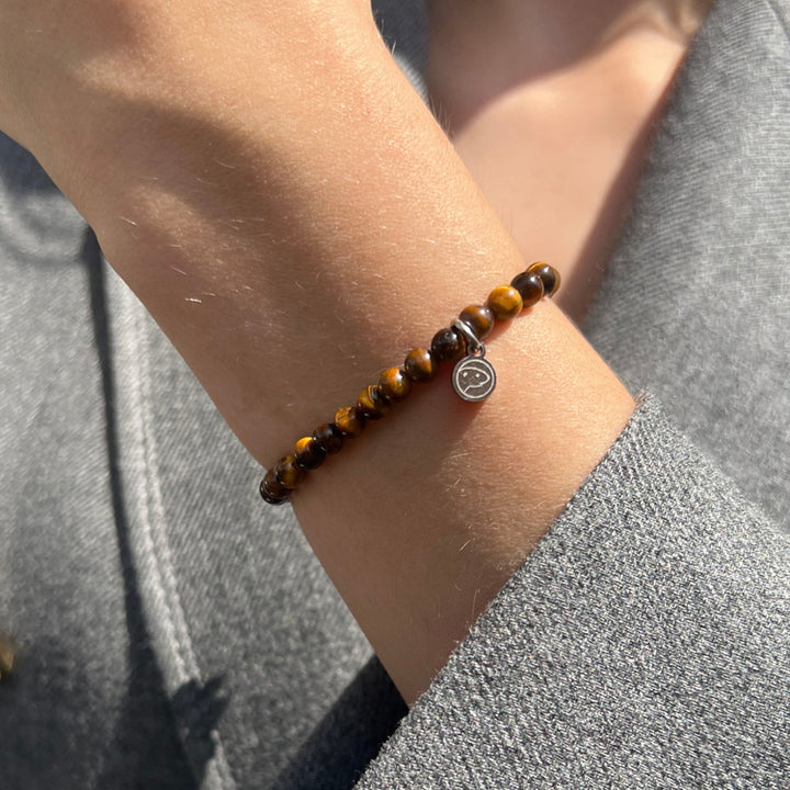 Tiger's Eye Bracelet 4mm wrist