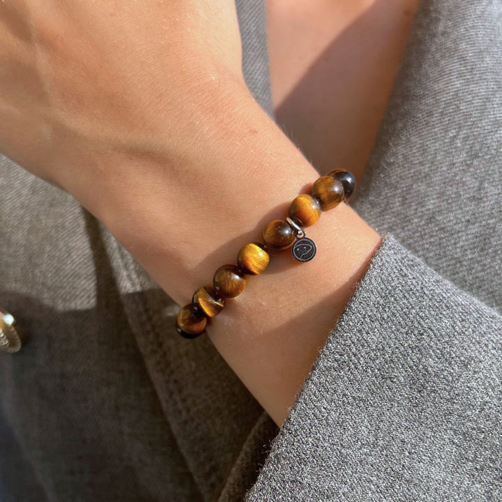 Tiger's Eye Bracelet 8mm wrist