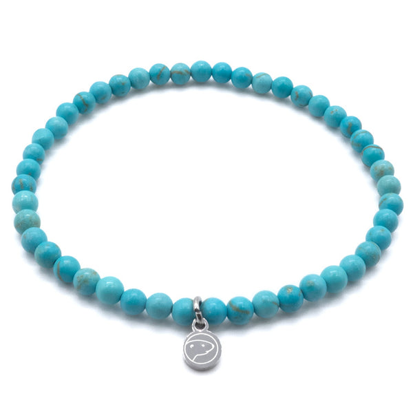 Turquoise Bracelet 4mm stand alone