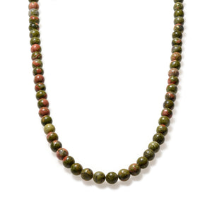 Unakite Beaded Necklace
