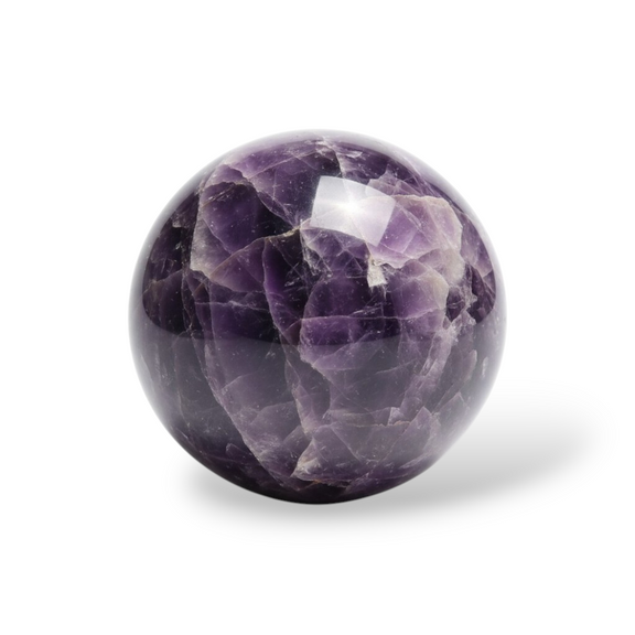 Amethyst Sphere | Otter Spirit | Natural Gemstones