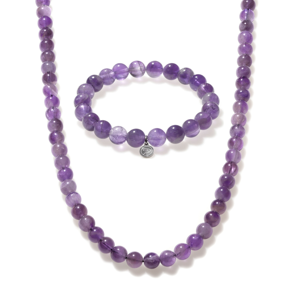 Amethyst Beaded Duo