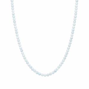 Aquamarine Beaded Necklace Mini