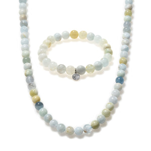 Aquamarine Beaded Duo