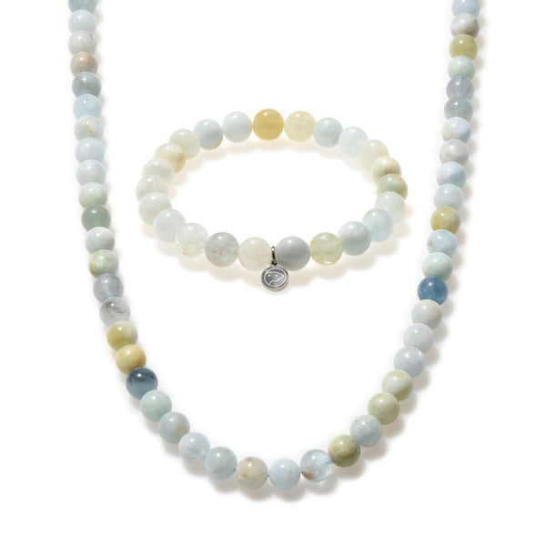 Aquamarine Beaded Duo
