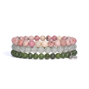 August birthstone gemstone bracelet pack, mini size, by Otter Spirit