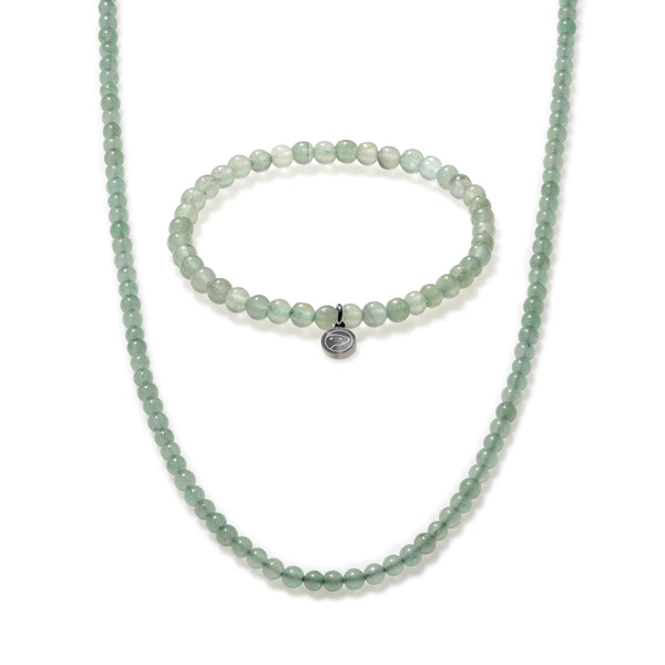 Aventurine Beaded Duo Mini
