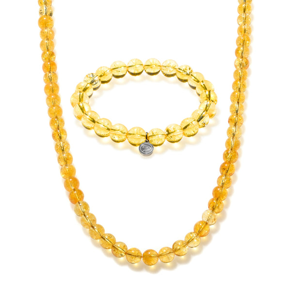 Citrine Beaded Duo