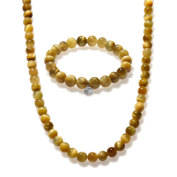 Golden Tiger Eye Beaded Duo