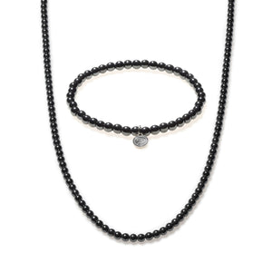Hematite Beaded Duo Mini