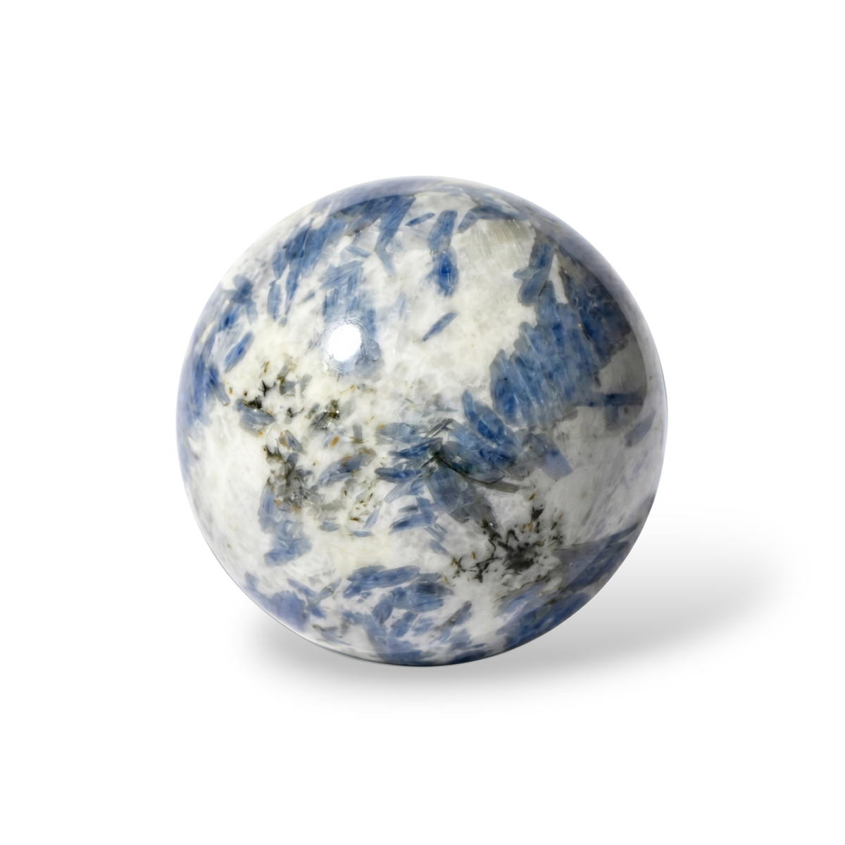 Kyanite Sphere (Grade AA, 50mm) | Otter Spirit | Natural Gemstones