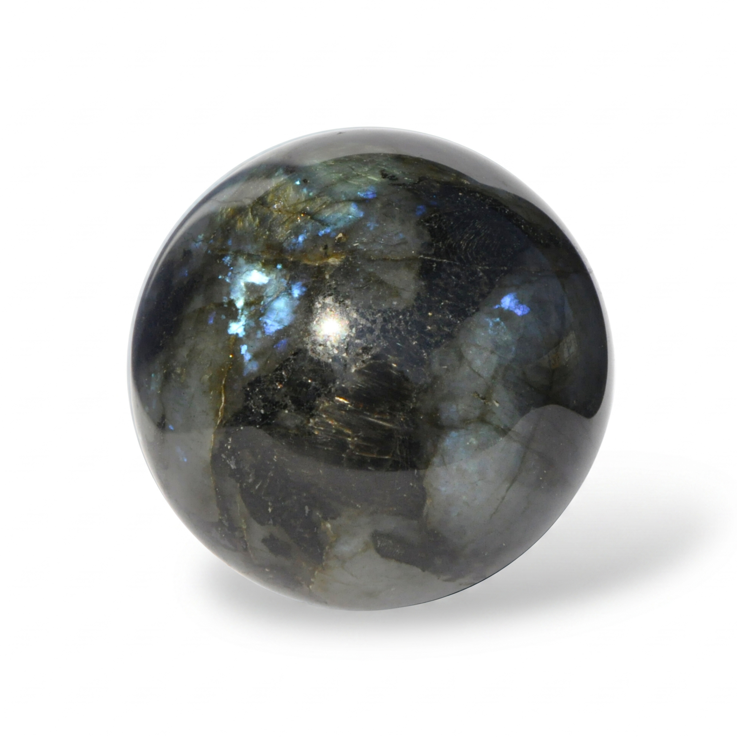 Labradorite Sphere (Grade AA, 80mm) | Otter Spirit | Natural Gemstones