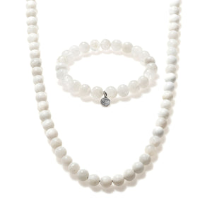 Moonstone Beaded Duo